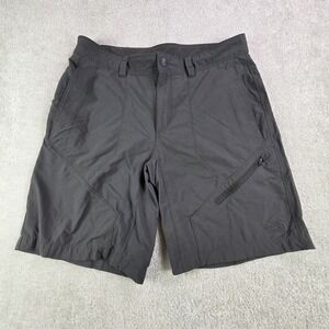 The North Face Mens Cargo Hiking Shorts Gray Size 34x8 Lightweight Breathable‎